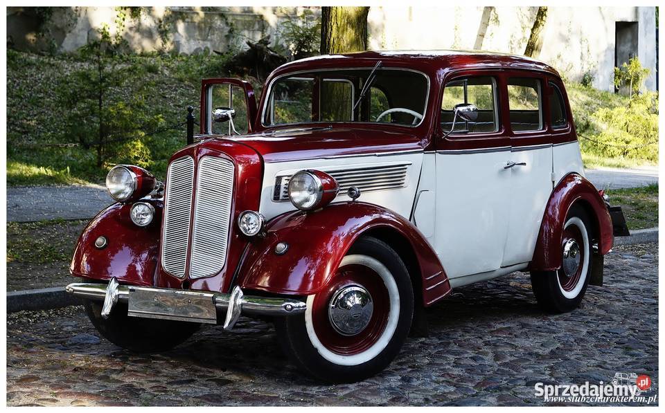Auto na Ślub z Charakterem Opel Super 6 z 1936 Łódź