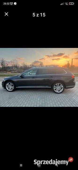 Sprzedam Volkswagen Passat B8 KOMBI poduszka powietrzna Brudzew sprzedam