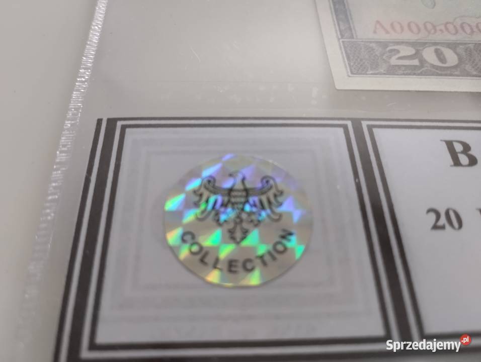 WOLNE MIASTO GDAŃSK 20 gulden 1938 UNC seria Białystok