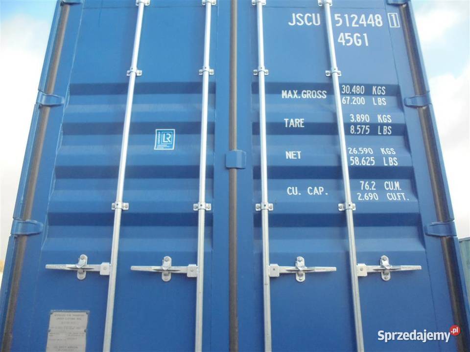 Kontenery morskie 40HC one way Opole sprzedam