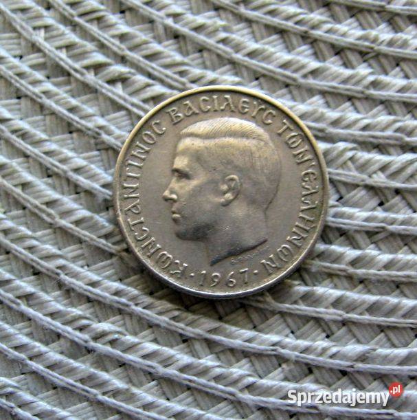 Grecja 1 Drachma 1967r Król Konstantyn II Kalisz