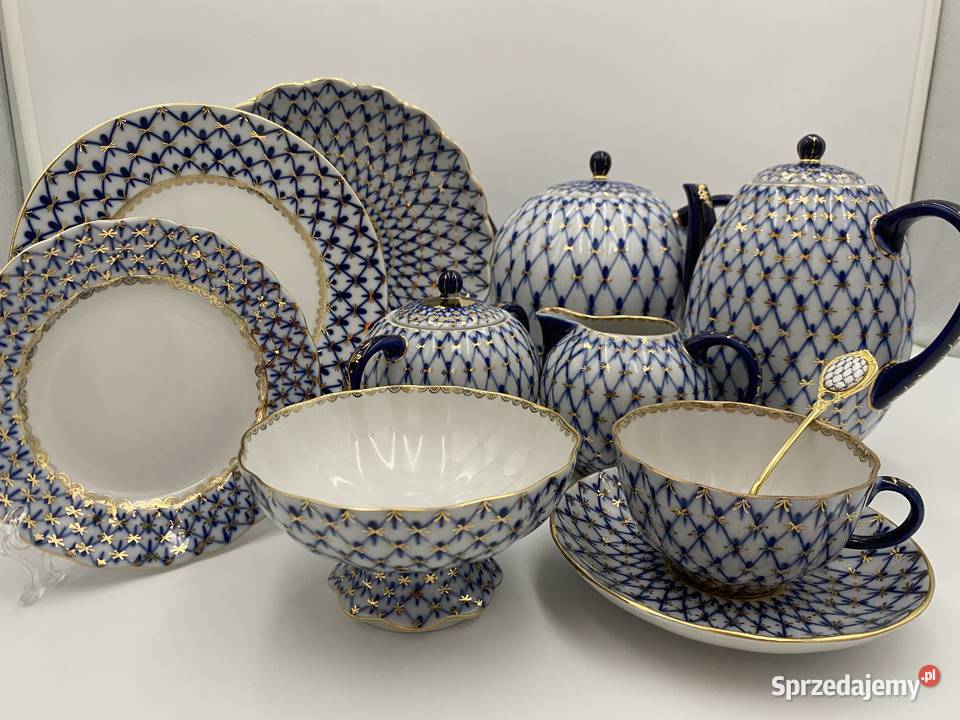 Porcelana Łomonosow serwis kawowoherbaciany Poznań