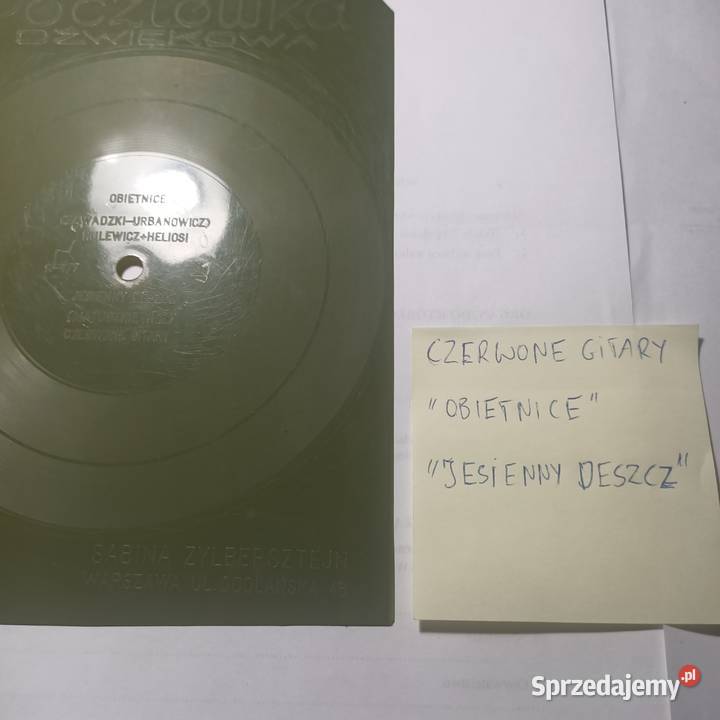 pocztówka dzwiękowa CZERWONE GITARY Rybnik