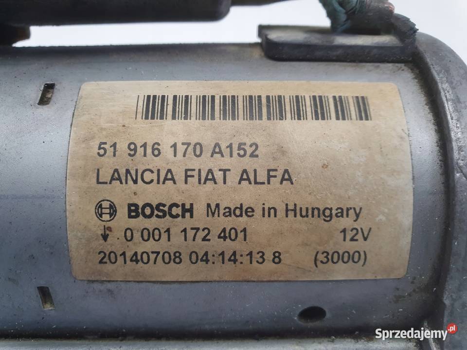 ROZRUSZNIK Fiat Fiorino 13 MJet ROZRUSZNIK Rudka