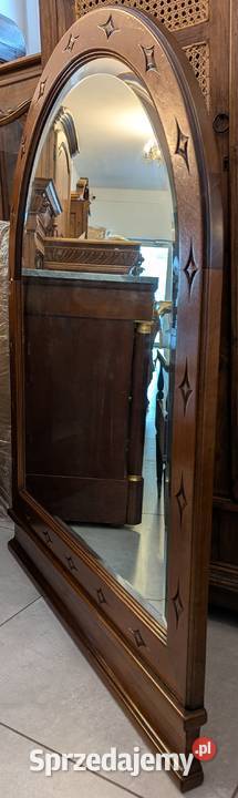 Piękne orzechowe lustro sklep Dąbrowa Górnicza sprzedam