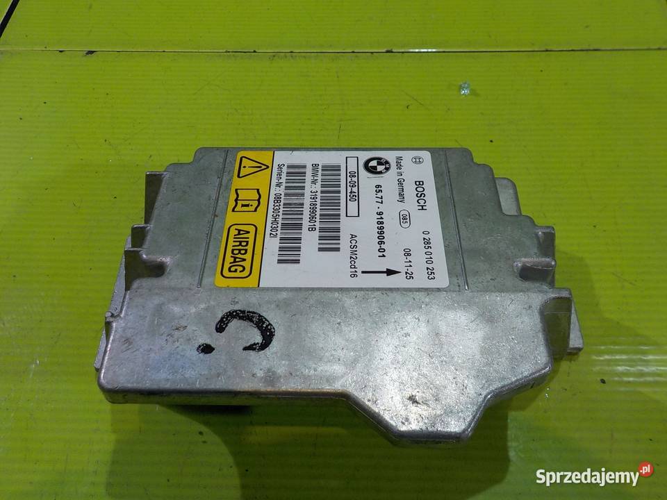 BMW 1 E87 09 sensor modul AIRBAG 9189906 Suków