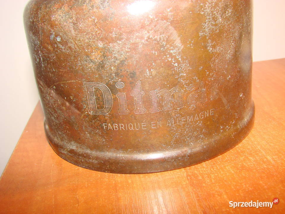 Ditmar Maxim miedziany zbiornik lampy Pruszcz Gdański