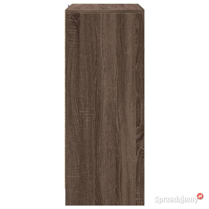 Szafka z LED brązowy dąb 77x34x85 materiał Warszawa