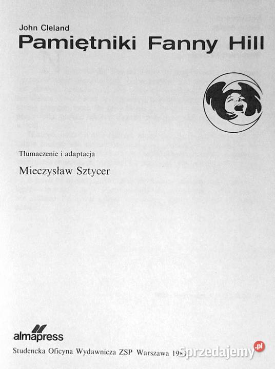 Pamiętniki Fanny Hill John Cleland lubelskie Chełm