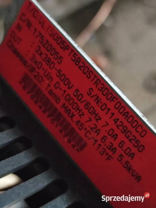 Falownik danfoss vlt 5005 55 kW Żywiec