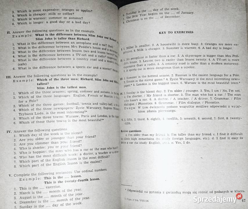 Slim John Telewizyjny kurs języka angielskiego Pozostałe lubelskie Chełm sprzedam