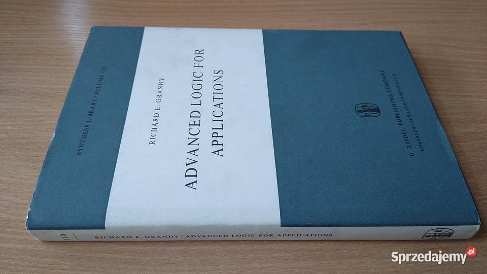 Advanced logic for applications Richard E Grandy