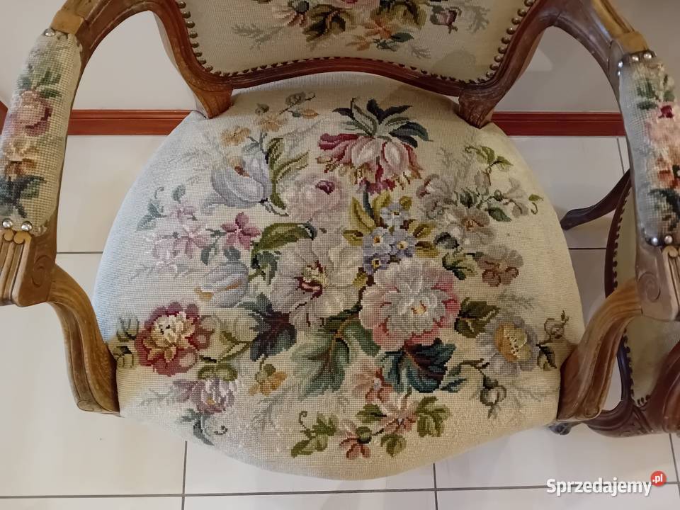 Fotele w stylu ludwikowskim 2 zachodniopomorskie