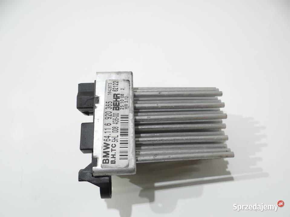 REZYSTOR JEŻ DMUCHAWY BMW X3 E83 LCI 6920365 Strzyżewice sprzedam