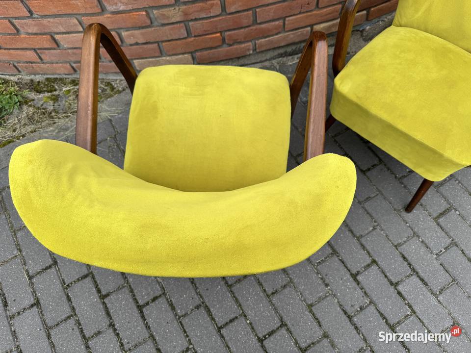 Fotel klubowy patyczak art deco vintage prl mazowieckie