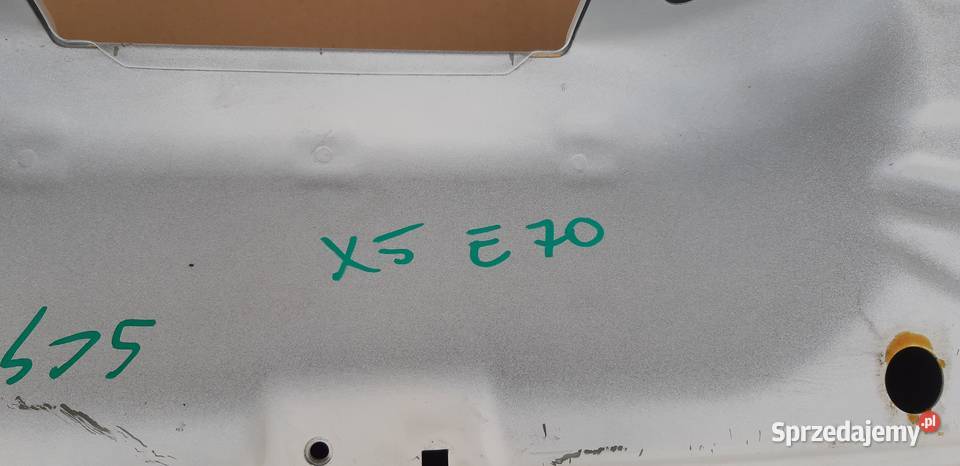 BMW X5 E70 DOLNA KLAPA BAGAŻNIKA PODEST BURTA Bieleń
