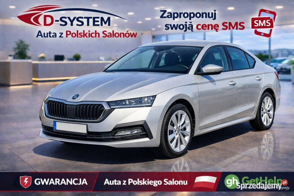 koda Octavia 2022 Salon Polska 1Właściciel 150KM podlaskie Białystok