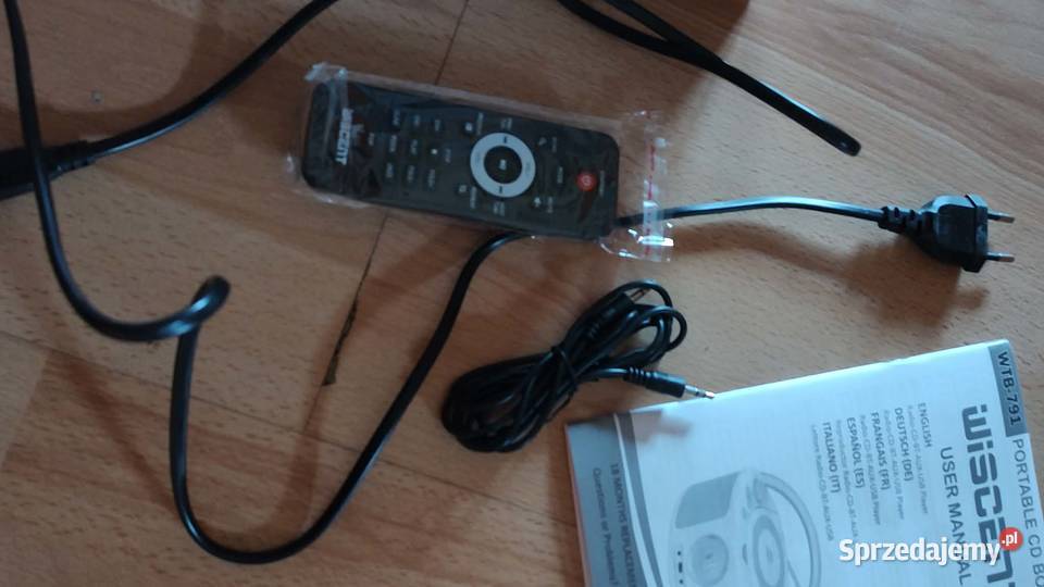 Radio sieciowobateryjne Wiscent WTB791 pilot Książ Wielkopolski sprzedam