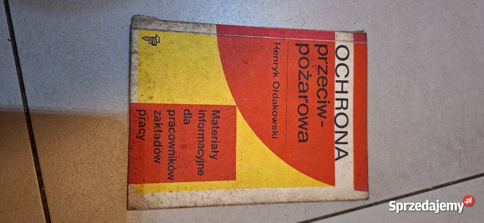 Unikat Ochrona Przeciwpożarowa CRZZ PRL Rzadki Piła