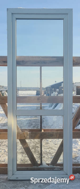 OKNA KacprzaK 87X228 Okno Balkonowe Używane PCV Siedlce