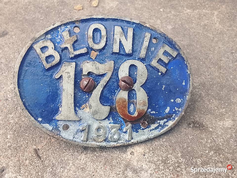 Tablica rowerowa woz konny zabytkowa