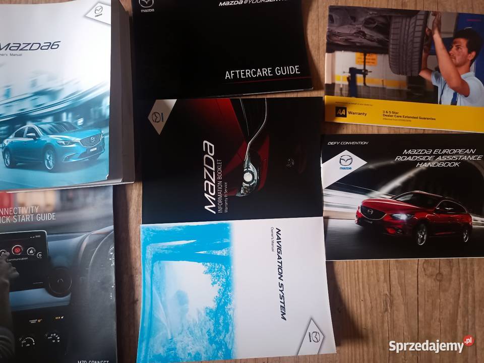 Książka serwisowa instrukcja mazda 6 gj dolnośląskie Sobótka