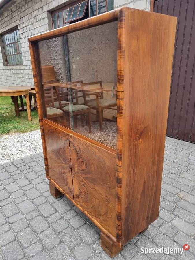 Nieduża Witryna Art Deco antyk vintage Sękocin Nowy