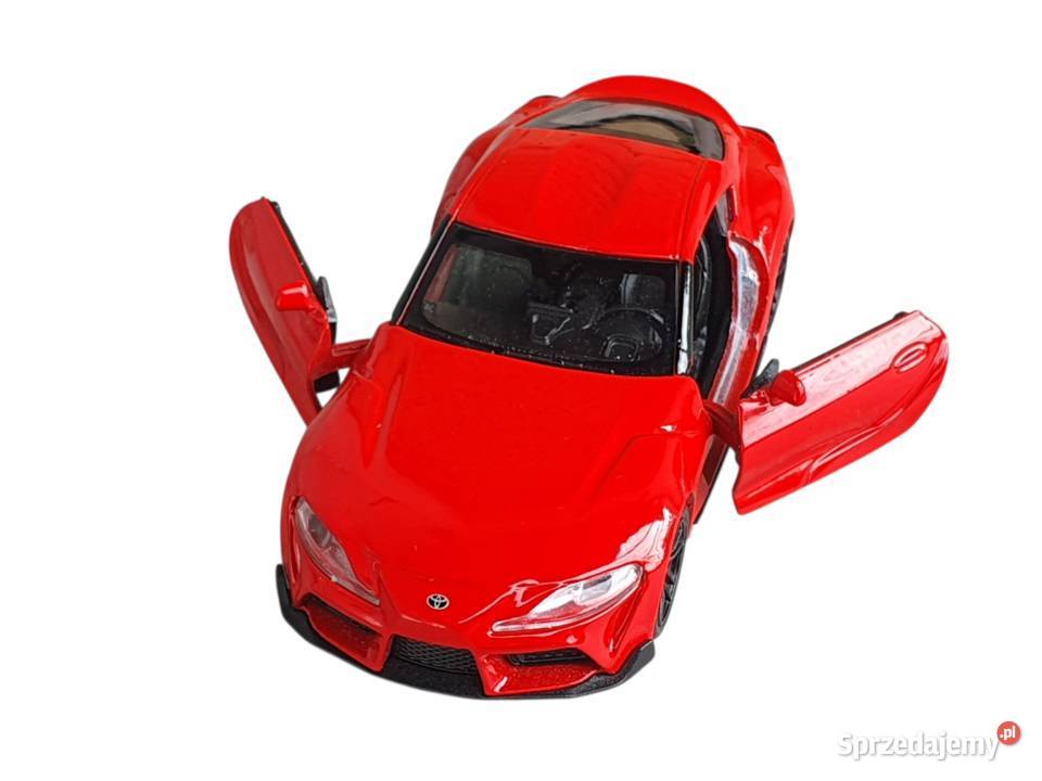 Model samochodu Toyota Supra Welly 134 czerwony śląskie Cieszyn