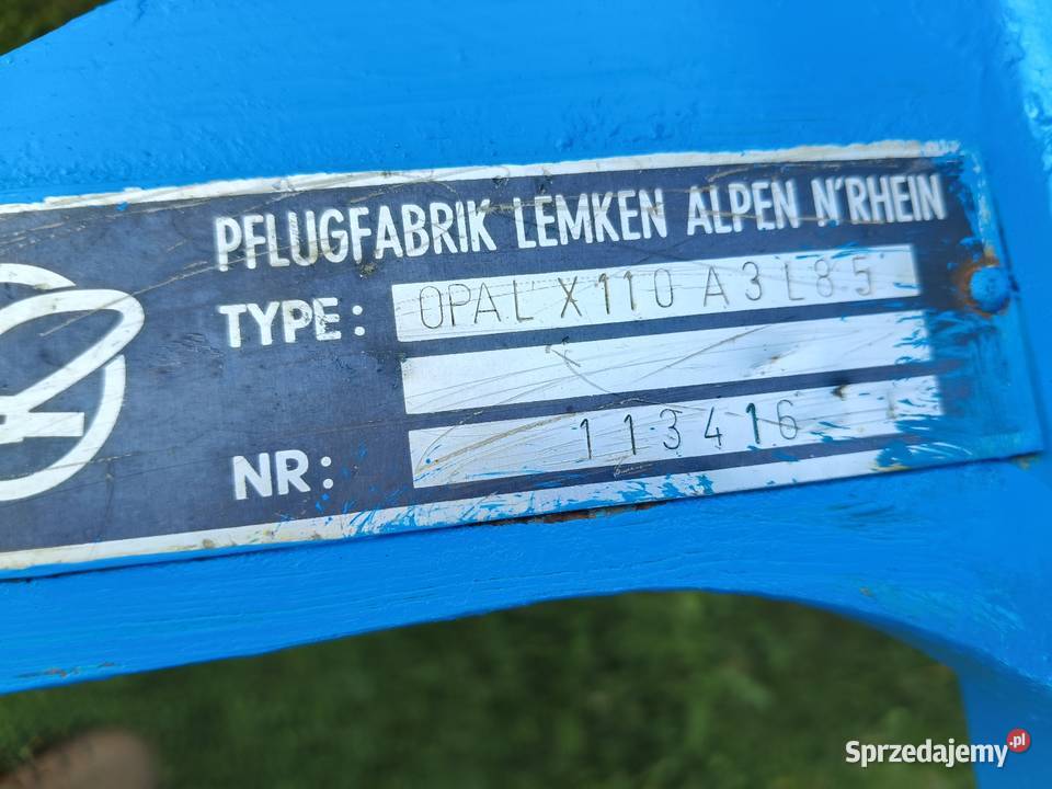 Pługi obrotowe lemken opal 110 Wieluń