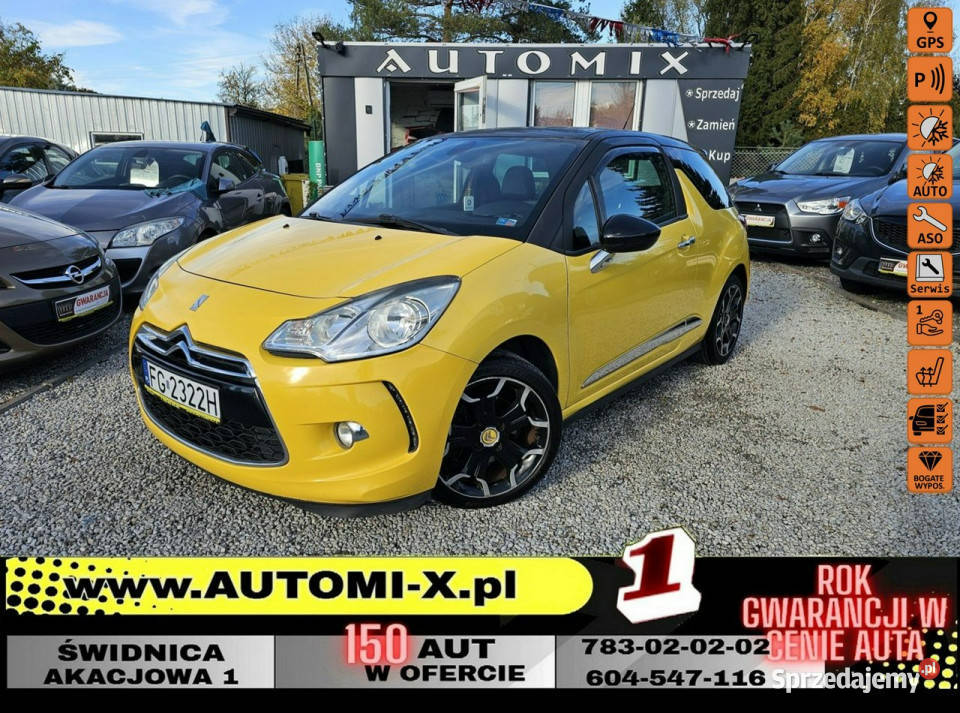Citroen DS3 FULL Najlepszy 16 HDI 112 Gwarancja Hatchback Świdnica