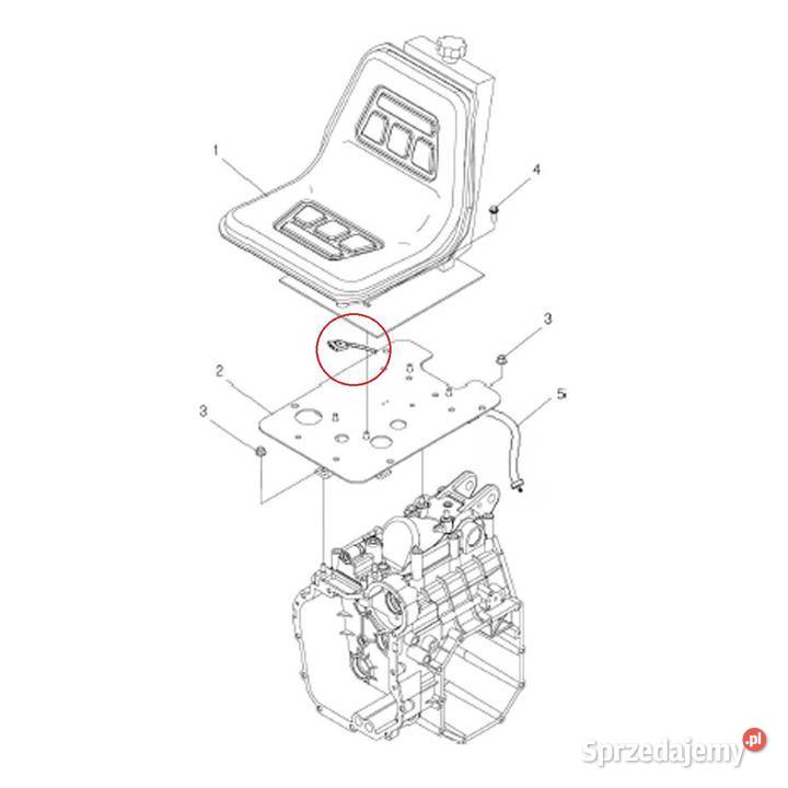 Czujnik siedzenia operatora LS MT 335LS MT 340LS Tajęcina sprzedam