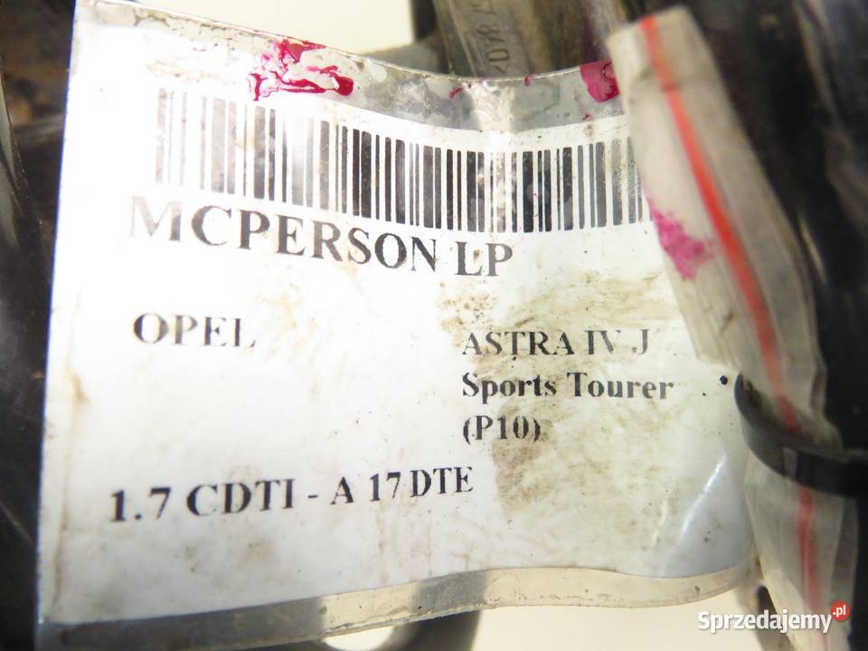 MCPERSON LEWY PRZEDNI OPEL ASTRA IV J 17 CDTI