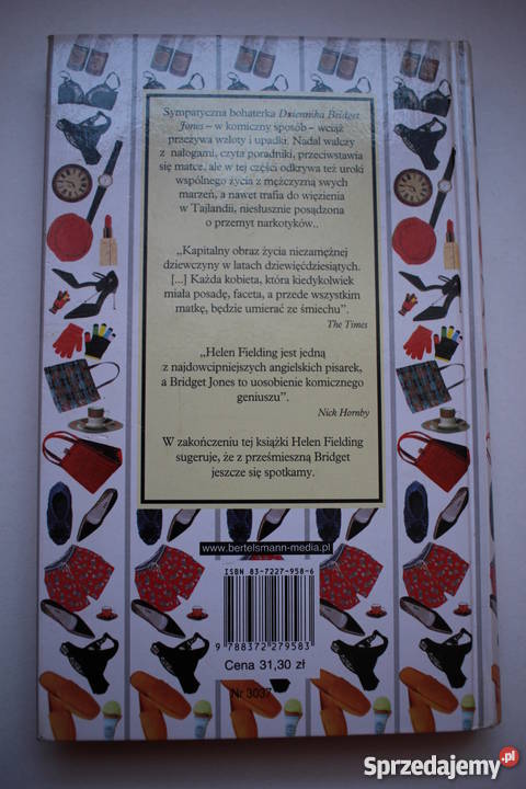 Komplet zestaw 2 książki Helen Fielding Bridget Toruń