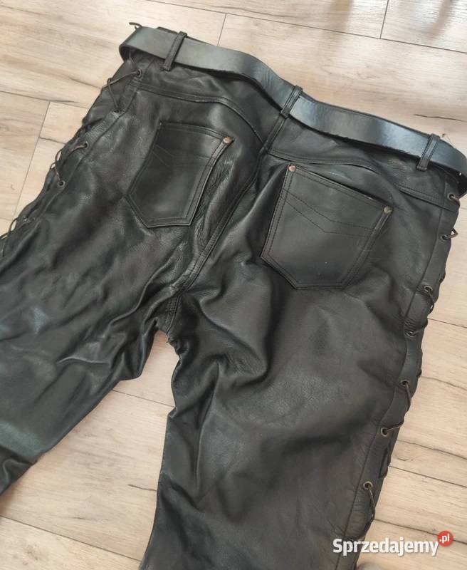 Spodnie motocyklowe skórzane Ozone pomorskie Chojnice