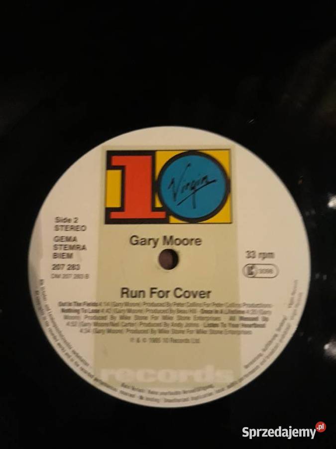 GARY MOORE Run for Cover rock Rzeszów