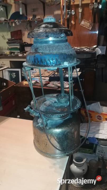 Stara lampa naftowa szturmowa ciśnieniowa Hasag łódzkie