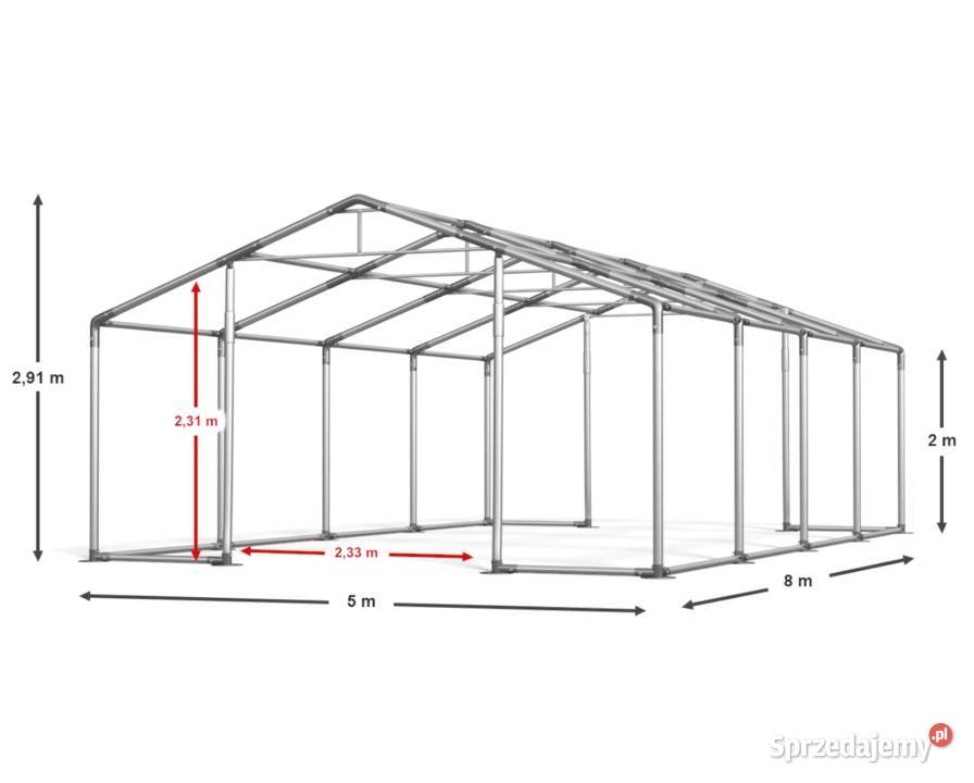 5x8x2m Namiot magazynowy handlowy całoroczny Katowice