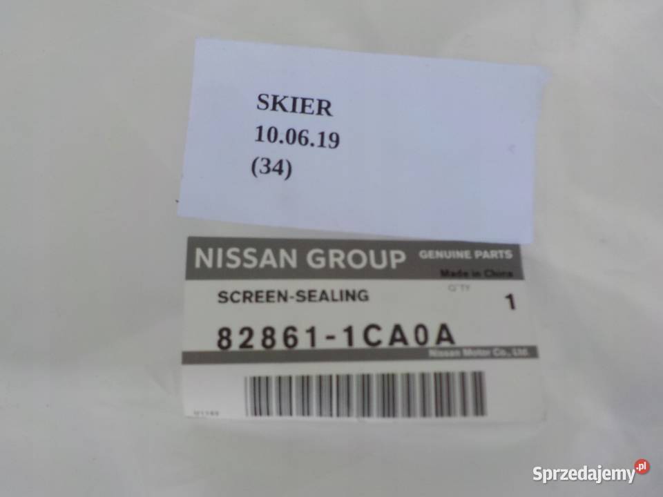 OSŁONA SZYBY W DRZWI LEWY TYŁ INFINITI QX70 wielkopolskie