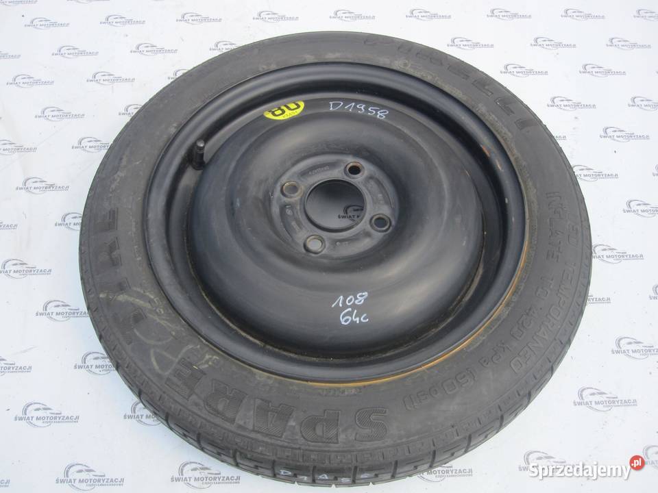 FORD FOCUS MK1 I koło dojazdowe 1258015 95M