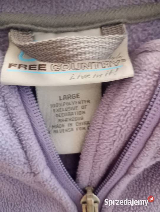 Bluza damska polarowa z kapturem Inny materiał Białystok