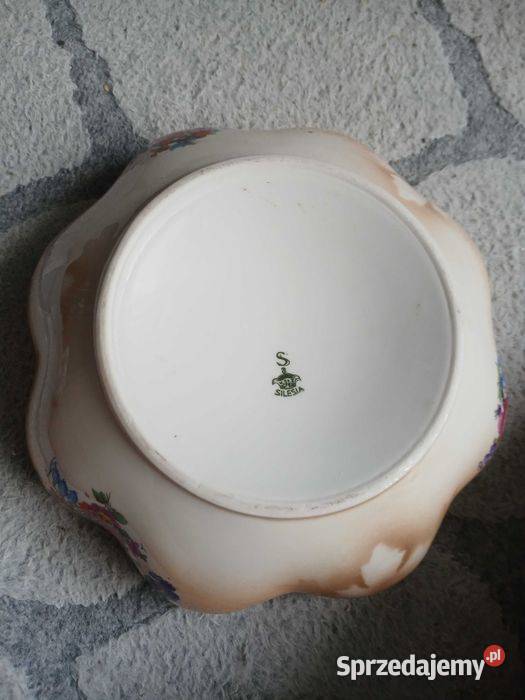 Stara paterka iryzowana Ślask Silesia Parowa Porcelana i szkło Kraków