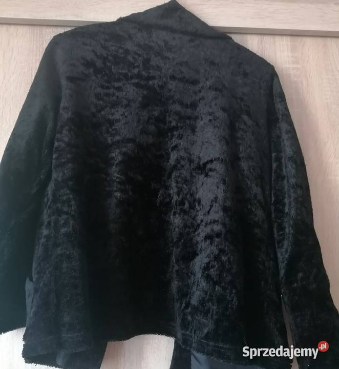 Żakiet futerkowy na podszewceczarnyM Łódź
