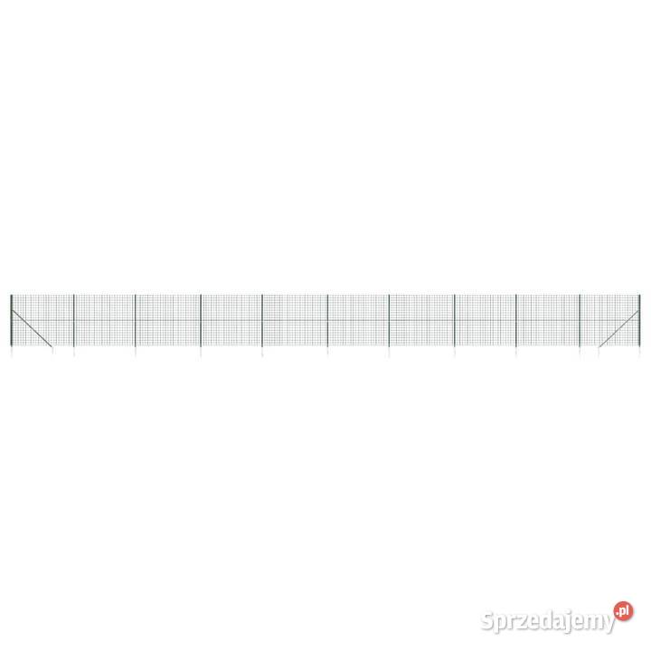 Ogrodzenie z siatki z kotwami zielone 22x25 Warszawa