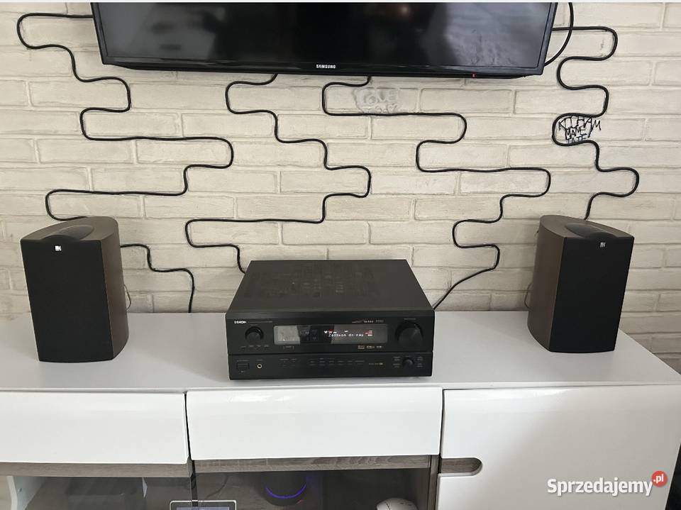 Amplituner Denon AVR 3803 zestaw kolumn Kef iq1 Szczecin