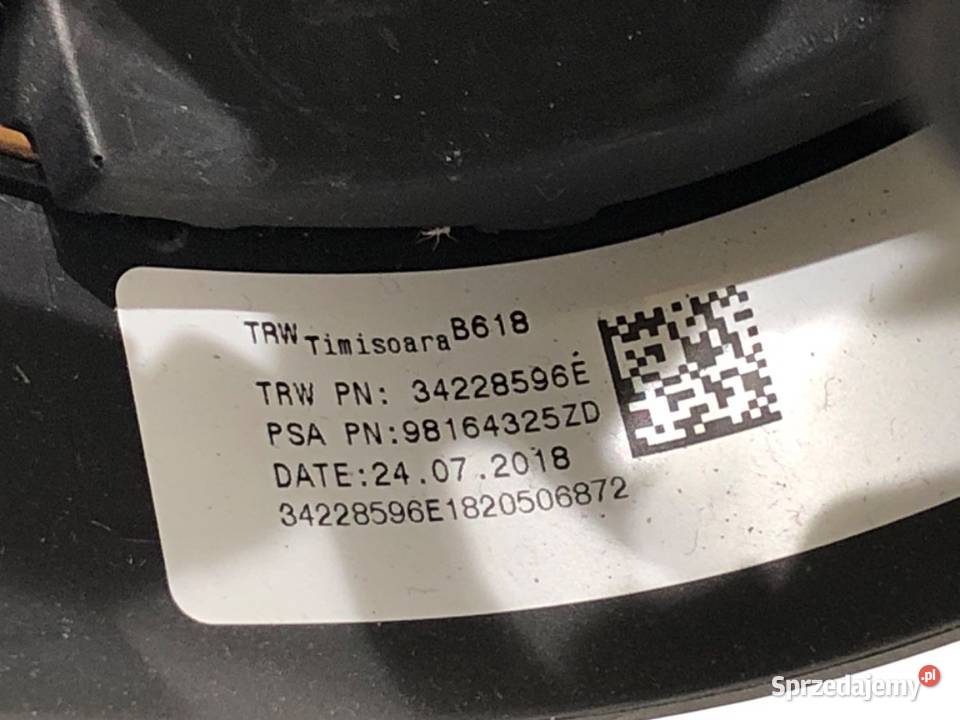 KIEROWNICA CITROEN C3 III 98164325ZD 1624 Kierownice sprzedam