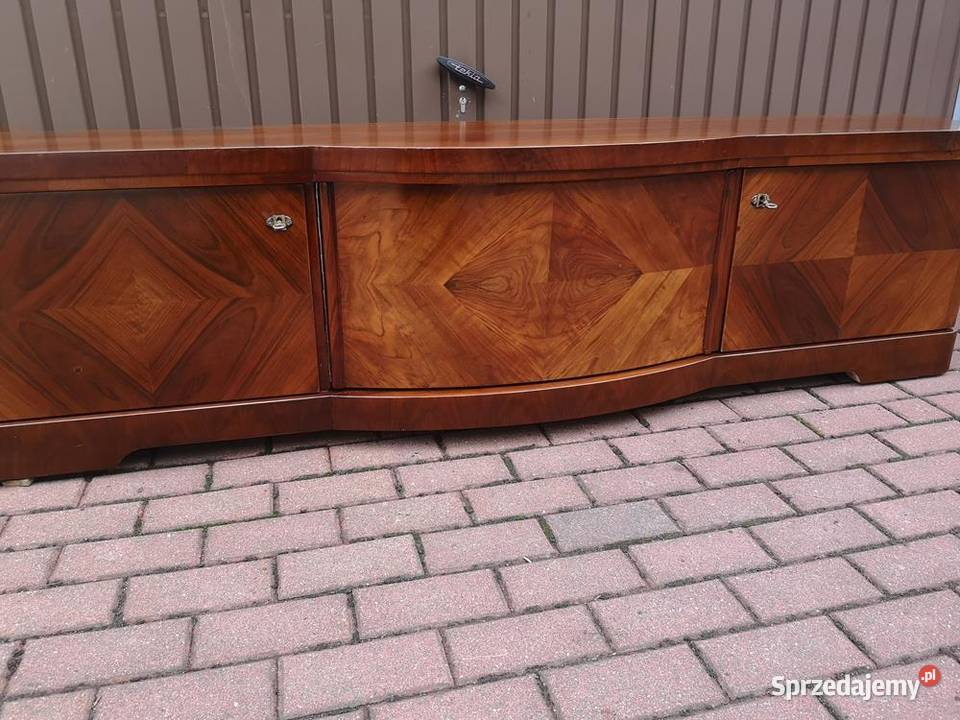 Komoda ARTDECO 201 Orzech RTV Niska Stara Antyk wielkopolskie Swarzędz sprzedam