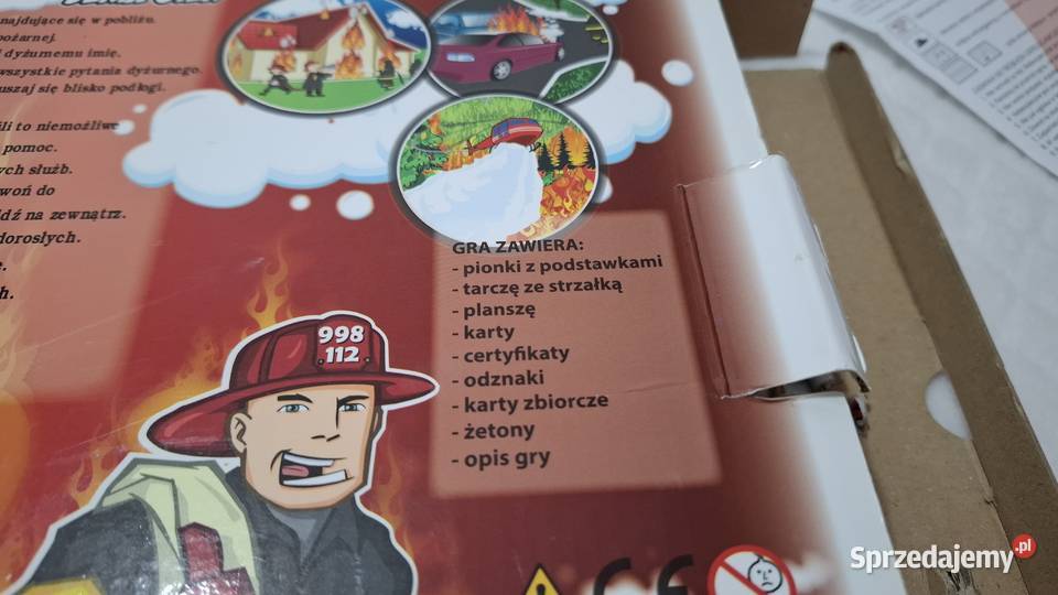 Zostań Strażakiem gra planszowa FAN Zabawka Czeladź
