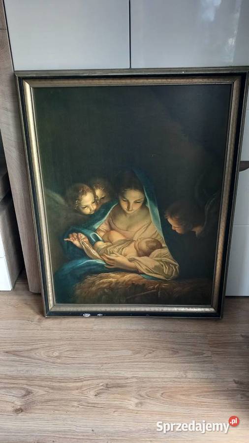 Stary Obraz XVIIIw Carlo Maratta Reprodukcja Turek