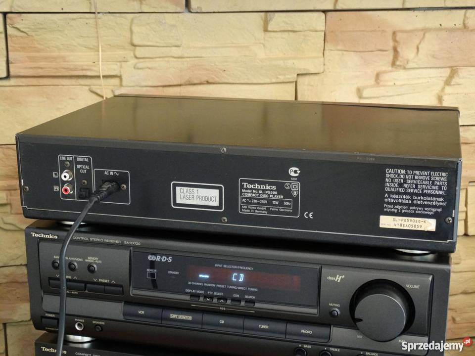 CD Technics SLPG590 sprawny WYSYŁKA Odtwarzacze CD i MD Jasło