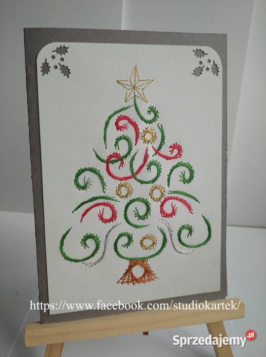 Kartki Boże Narodzenie hand made podlaskie Białystok